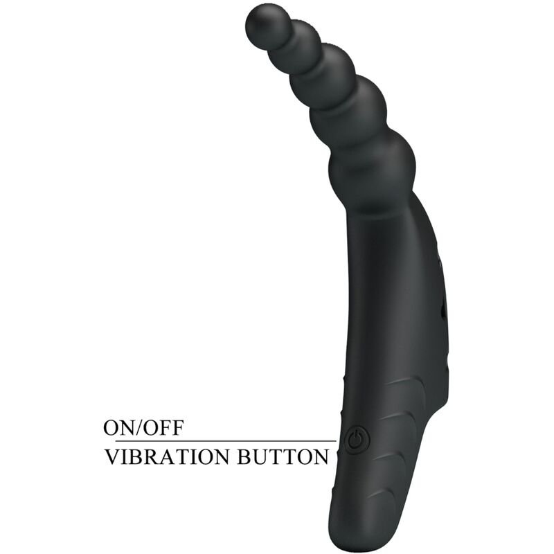 PRETTY LOVE - JORDIN FINGER VIBRATOR 10 VIBRATIONS BLACK