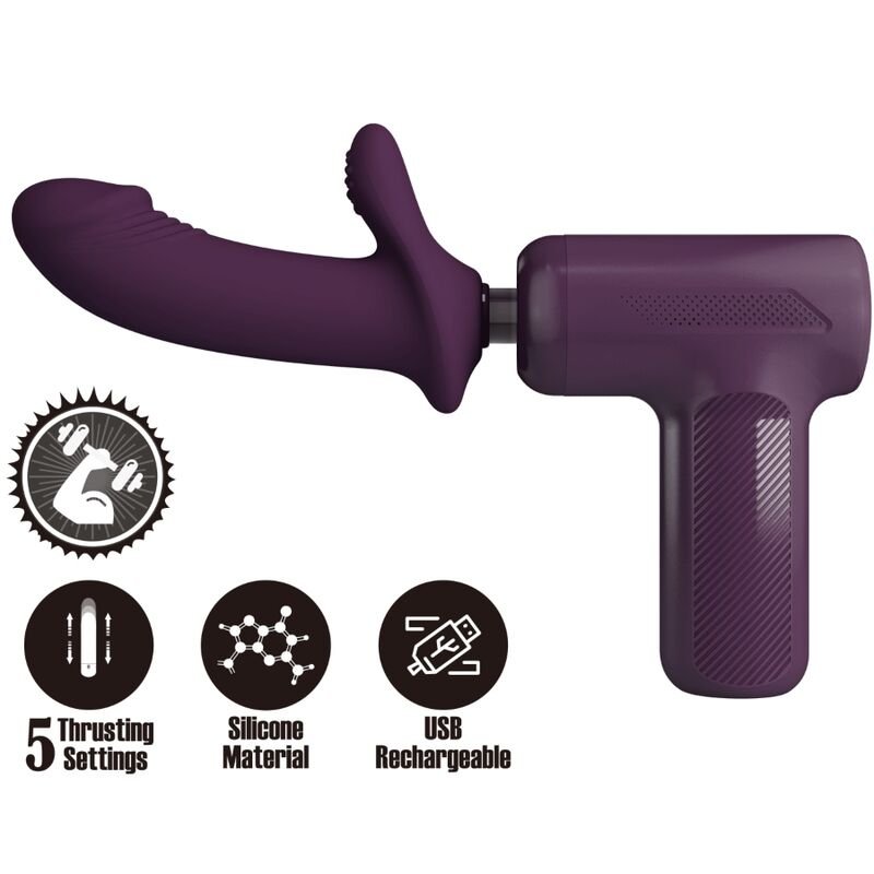 PRETTY LOVE - DJ SCHOLAR MASSAGER 5 SETTINGS PURPLE PRETTY LOVE C-TYPE