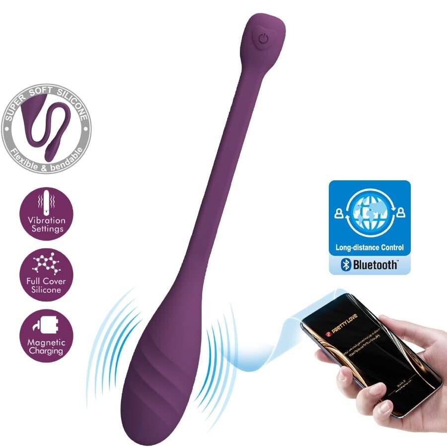 Buy Pretty Love - Leviathan App Controlled Vibrator Purple