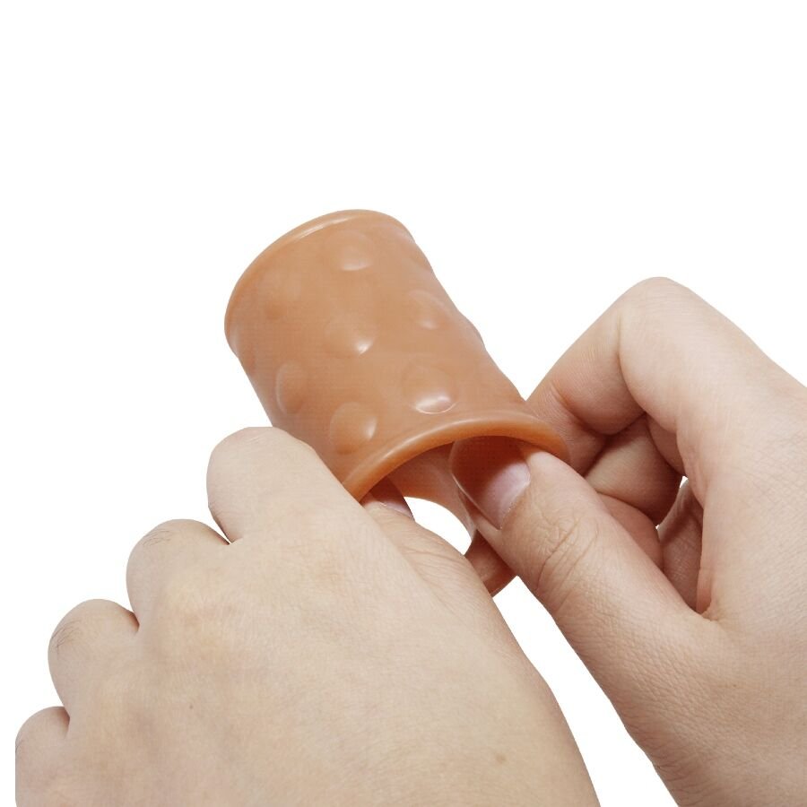 Pretty Love - Penis Sleeve With Anal Plug Natural PRETTY LOVE - PENIS SLEEVE WITH ANAL PLUG NATURAL