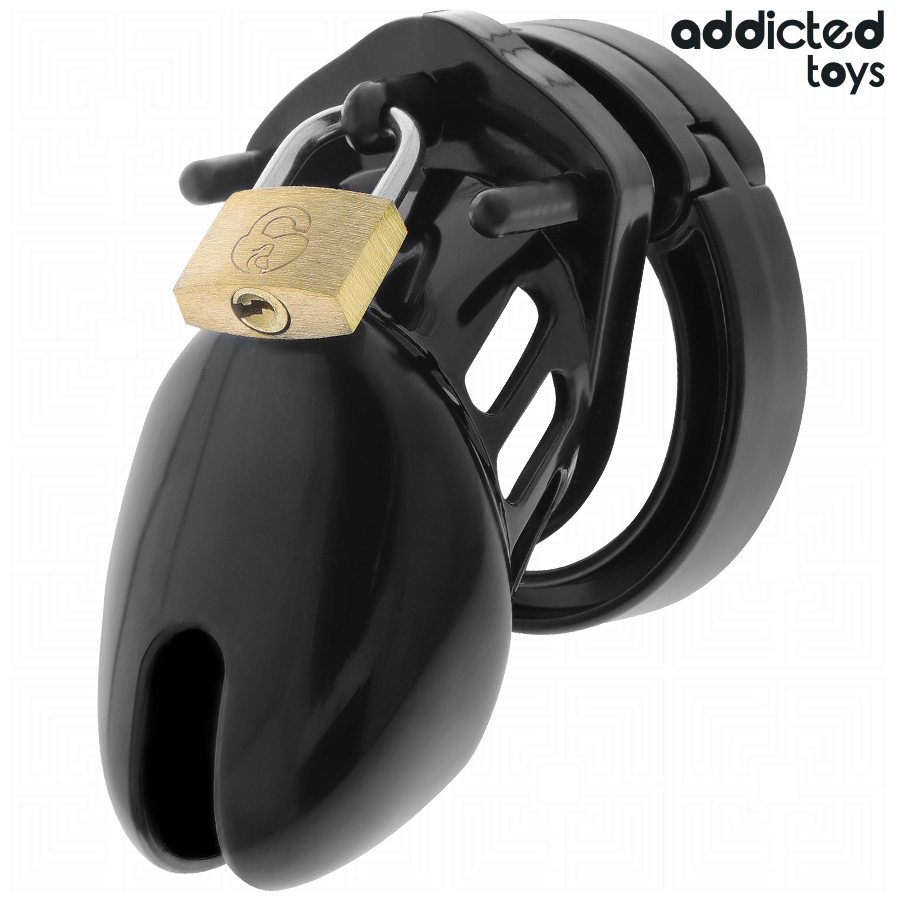 Addicted Toys Locked - Obsidian Hold Penis Cage Size S ADDICTED TOYS LOCKED - OBSIDIAN HOLD PENIS CAGE SIZE S