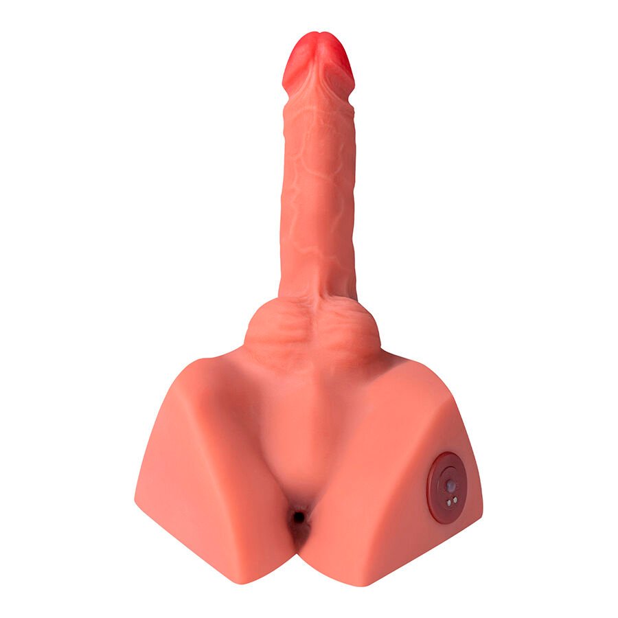 XISE - MICHAEL REALISTIC DILDO AND ANUS MASTURBATOR WITH THRUSTING 15 CM XISE