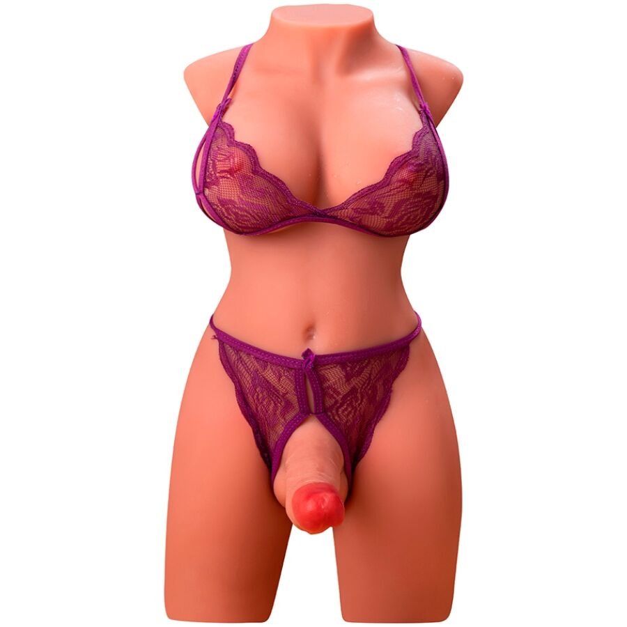 Xise - Miah Lady Boy Female Torso With Dildo With Vibration And Thrusting 55 Cm XISE - MIAH LADY BOY FEMALE TORSO WITH DILDO WITH VIBRATION AND THRUSTING 55 CM
