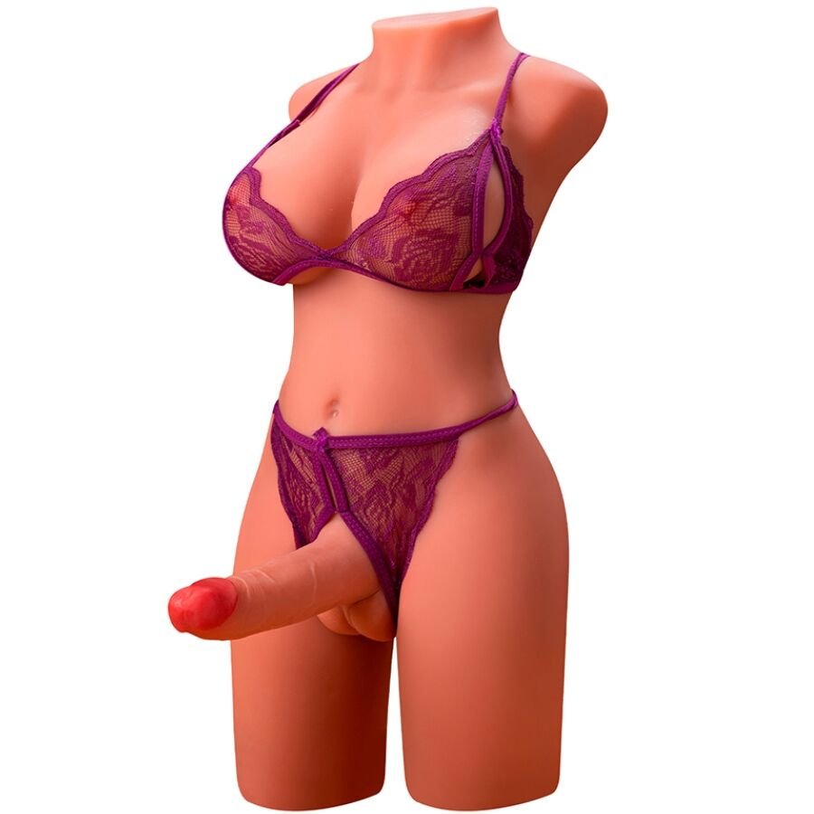Xise - Miah Lady Boy Female Torso With Dildo With Vibration And Thrusting 55 Cm XISE - MIAH LADY BOY FEMALE TORSO WITH DILDO WITH VIBRATION AND THRUSTING 55 CM
