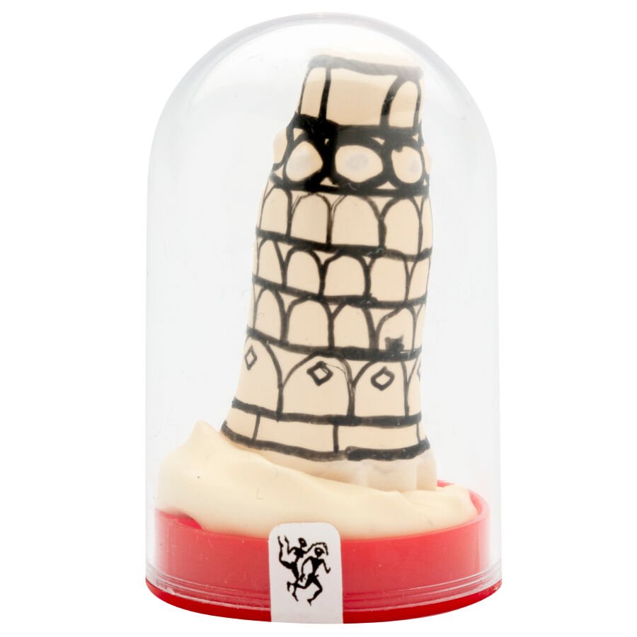 CONDOMERIE - HANDPAINTED NOVELTY CONDOMS PISA TOWER CONDOMERIE