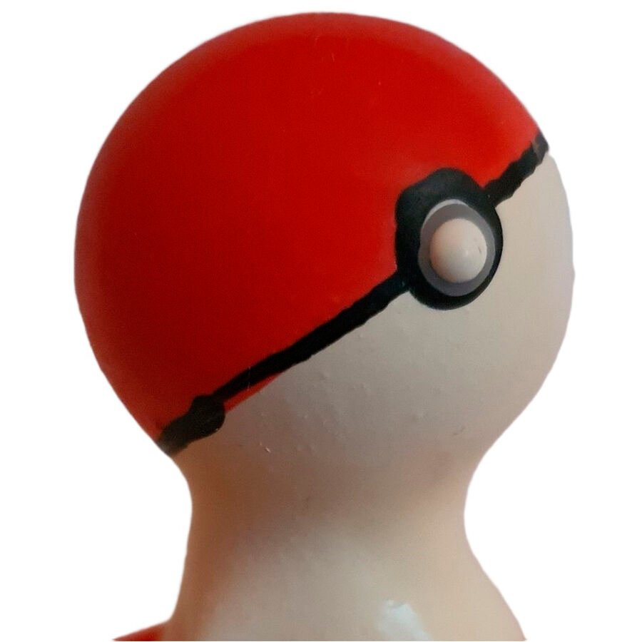 CONDOMERIE - HANDPAINTED NOVELTY CONDOMS POKEBALL RED-WHITE