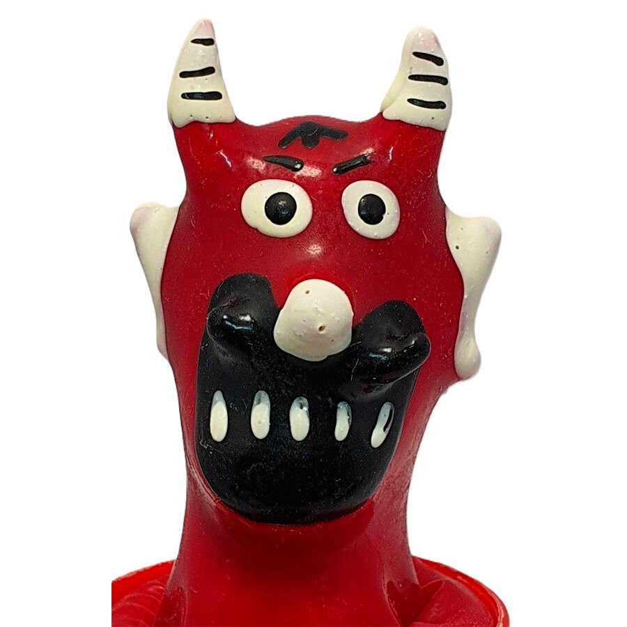 CONDOMERIE - HANDPAINTED NOVELTY CONDOMS DEVILS MOUTH MODEL 2 CONDOMERIE