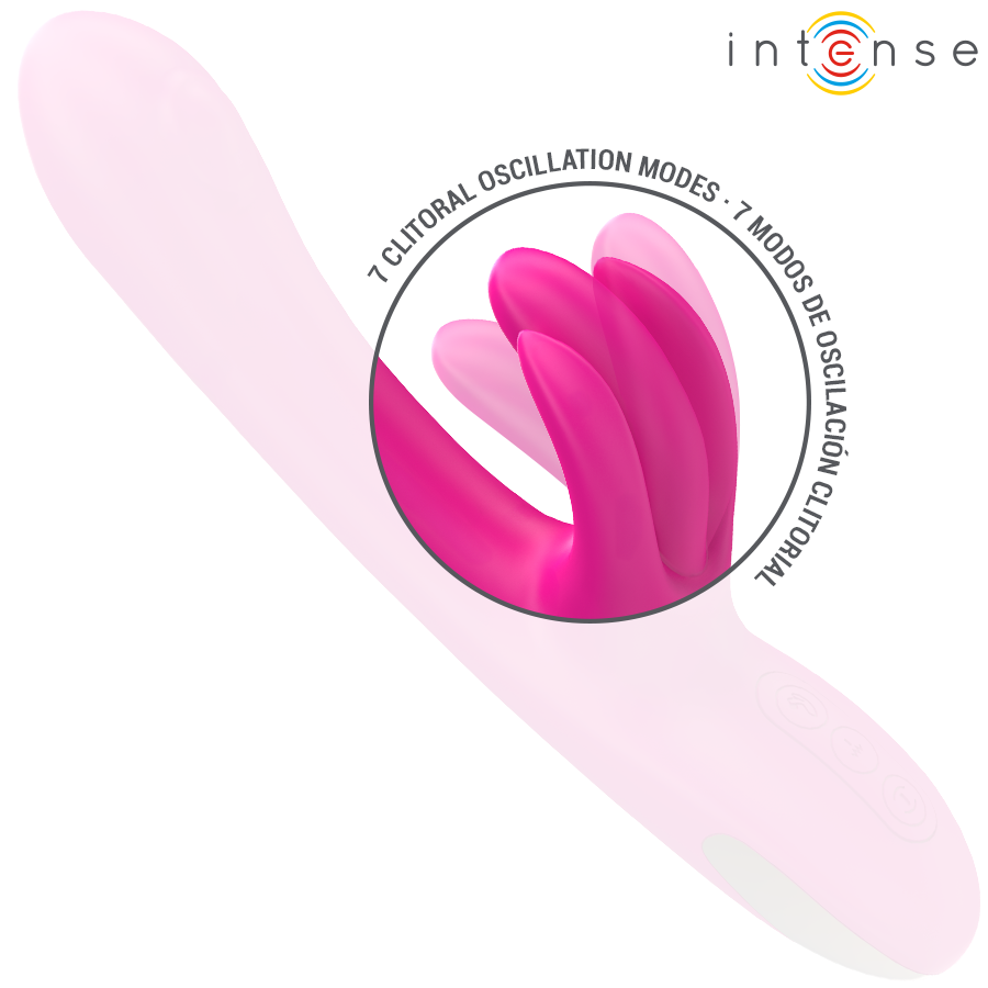 Intense - Britney Multifunction Rabbit Vibrator 23 Cm Pink INTENSE - BRITNEY MULTIFUNCTION RABBIT VIBRATOR 23 CM PINK