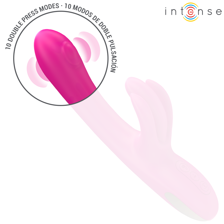 Intense - Britney Multifunction Rabbit Vibrator 23 Cm Pink INTENSE - BRITNEY MULTIFUNCTION RABBIT VIBRATOR 23 CM PINK