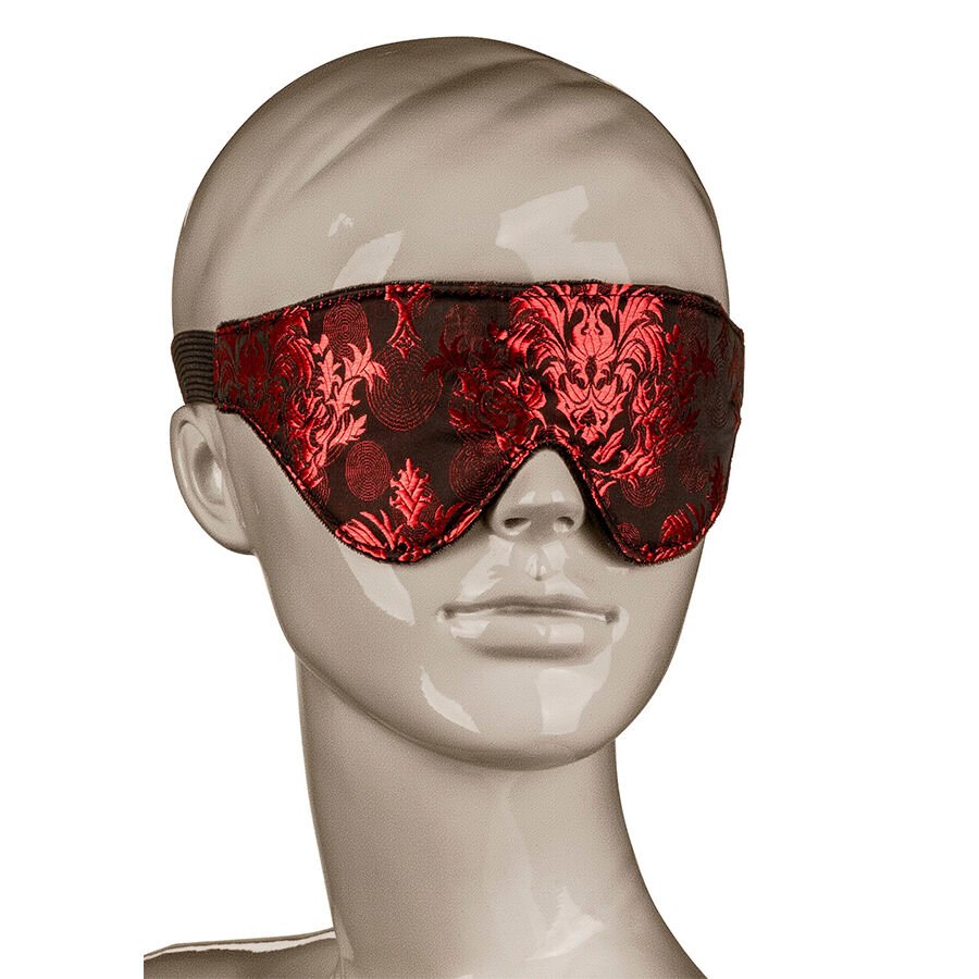 Calexotics - Scandal Opaque Eye Mask With Red Details CALEXOTICS - SCANDAL OPAQUE EYE MASK WITH RED DETAILS