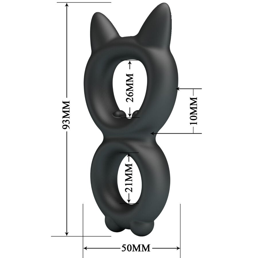 CRAZY BULL - TORAN DOUBLE SILICONE RING MODEL 20