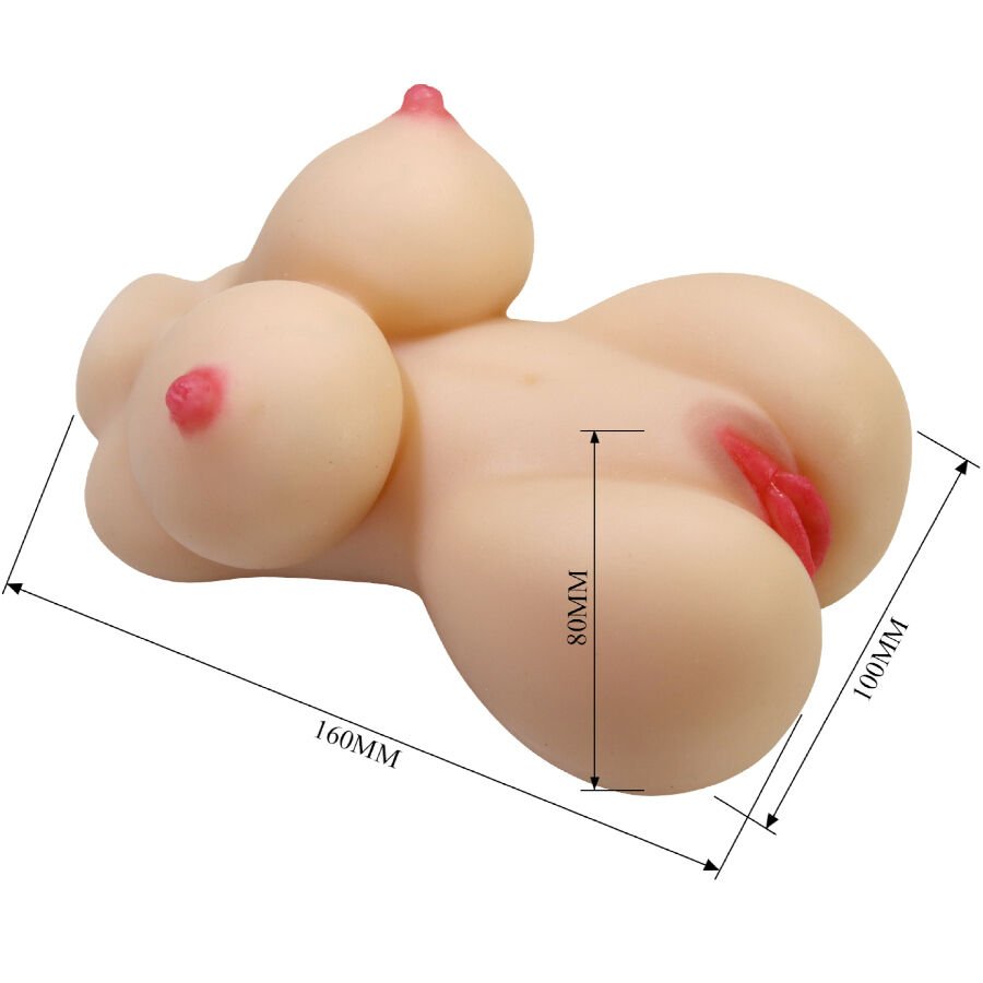 Crazy Bull - Herta Mini Torso Realistic Female Vagina 497 G CRAZY BULL - HERTA MINI TORSO REALISTIC FEMALE VAGINA 497 G
