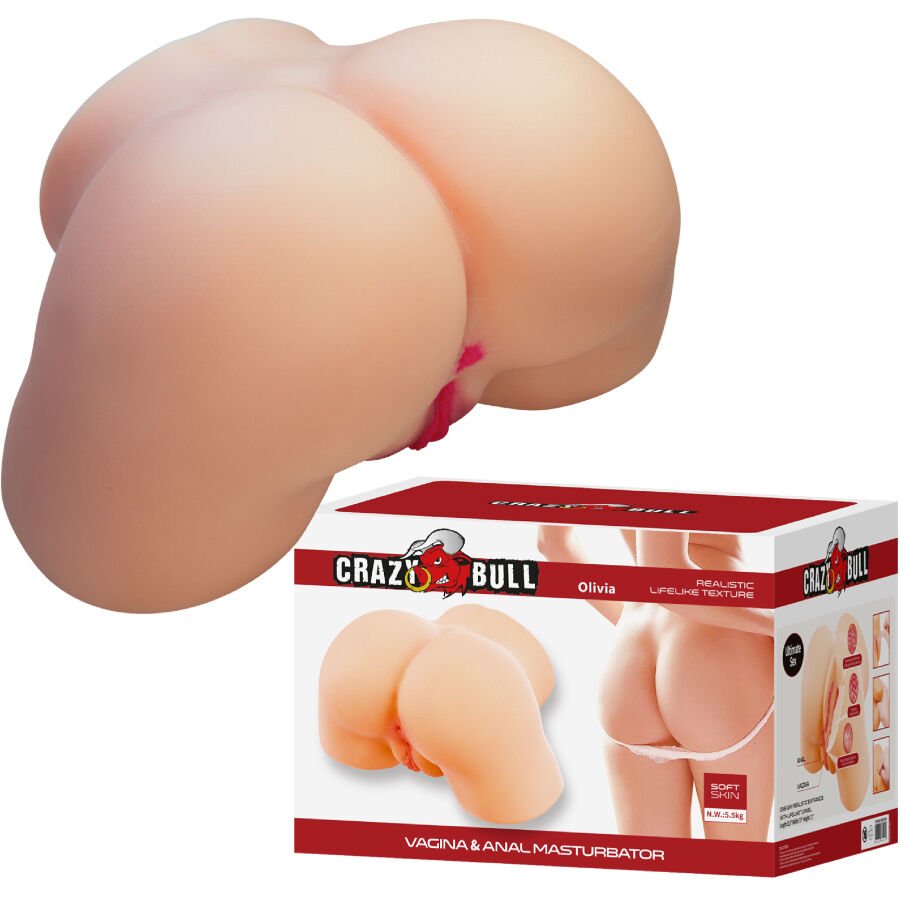 CRAZY BULL - OLIVIA REALISTIC FEMALE BUTT VAGINA AND ANAL 5.5 KG CRAZY BULL