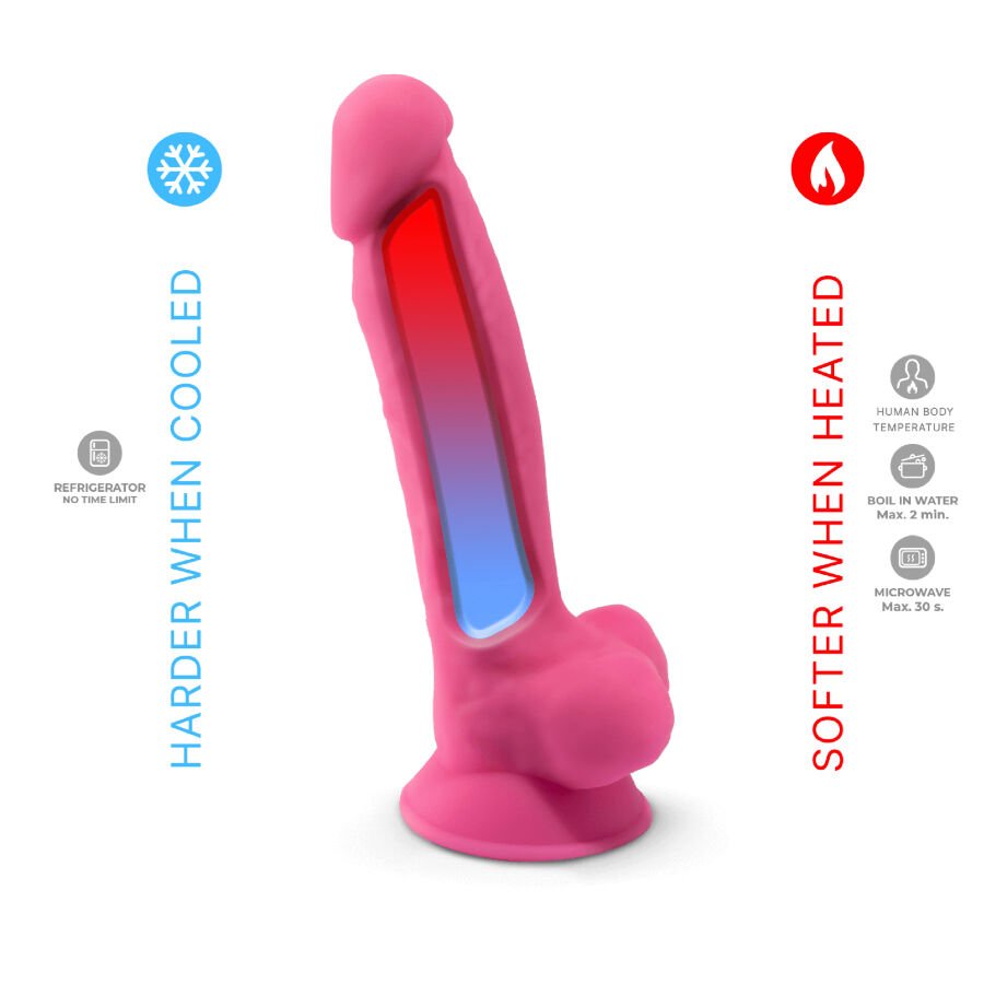 Silexd - Model 1 Realistic Penis Premium Silicone Silexpan Fluorescent Pink 17.5 Cm SILEXD - MODEL 1 REALISTIC PENIS PREMIUM SILICONE SILEXPAN FLUORESCENT PINK 17.5 CM