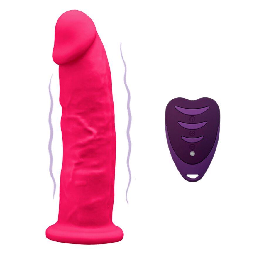 Buy Silexd - Realistic Penis Model 2 Pink + Remote Control Lrs 17 Cm