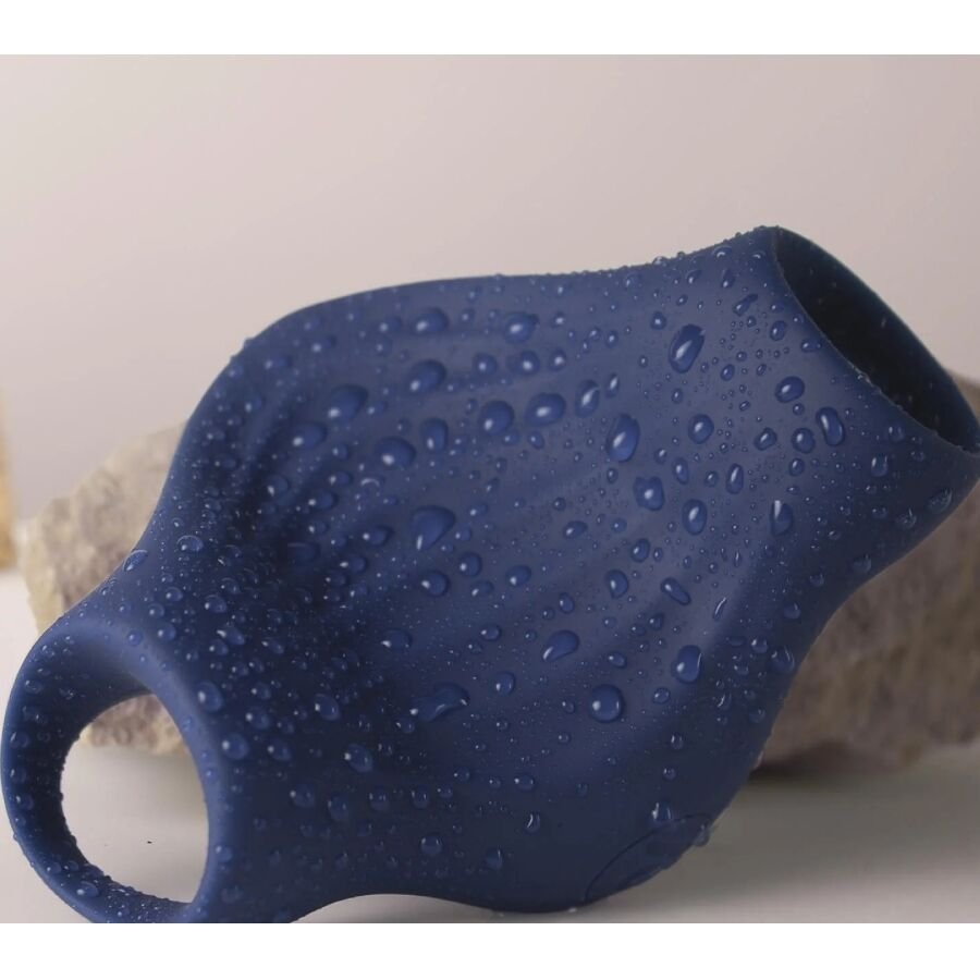 ROCKS- OFF - PALM BLUE FLEXIBLE VIBRATOR MASTURBATOR