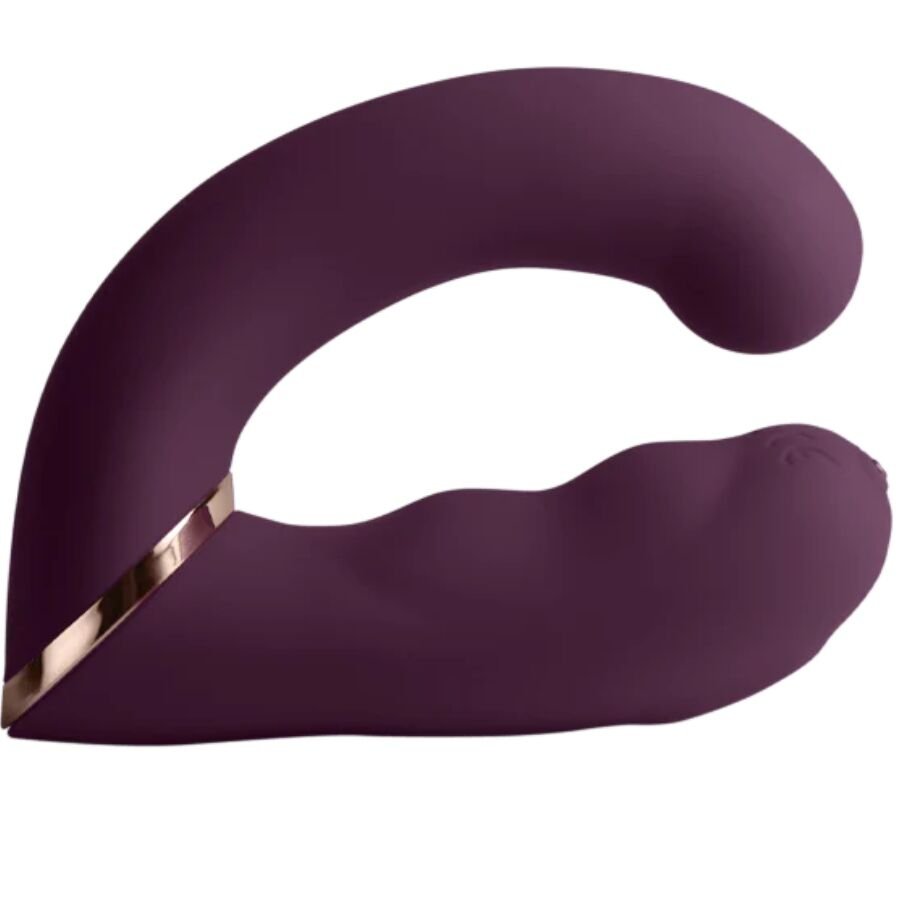 Buy Rocks-off - Gemini Dual Vibrator G-spot Clitoris Stimulator Purple