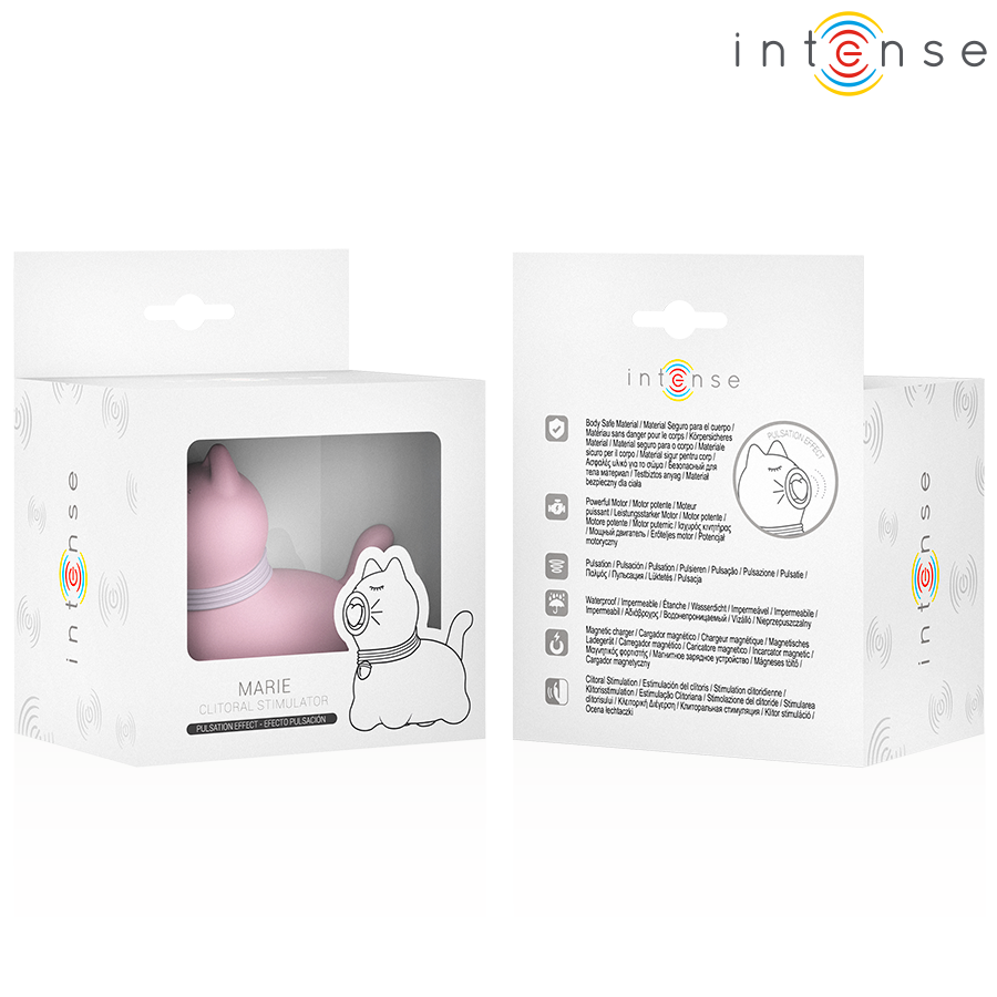 Intense - Marie Pink Pulsation Effect Tongue Stimulator INTENSE - MARIE PINK PULSATION EFFECT TONGUE STIMULATOR