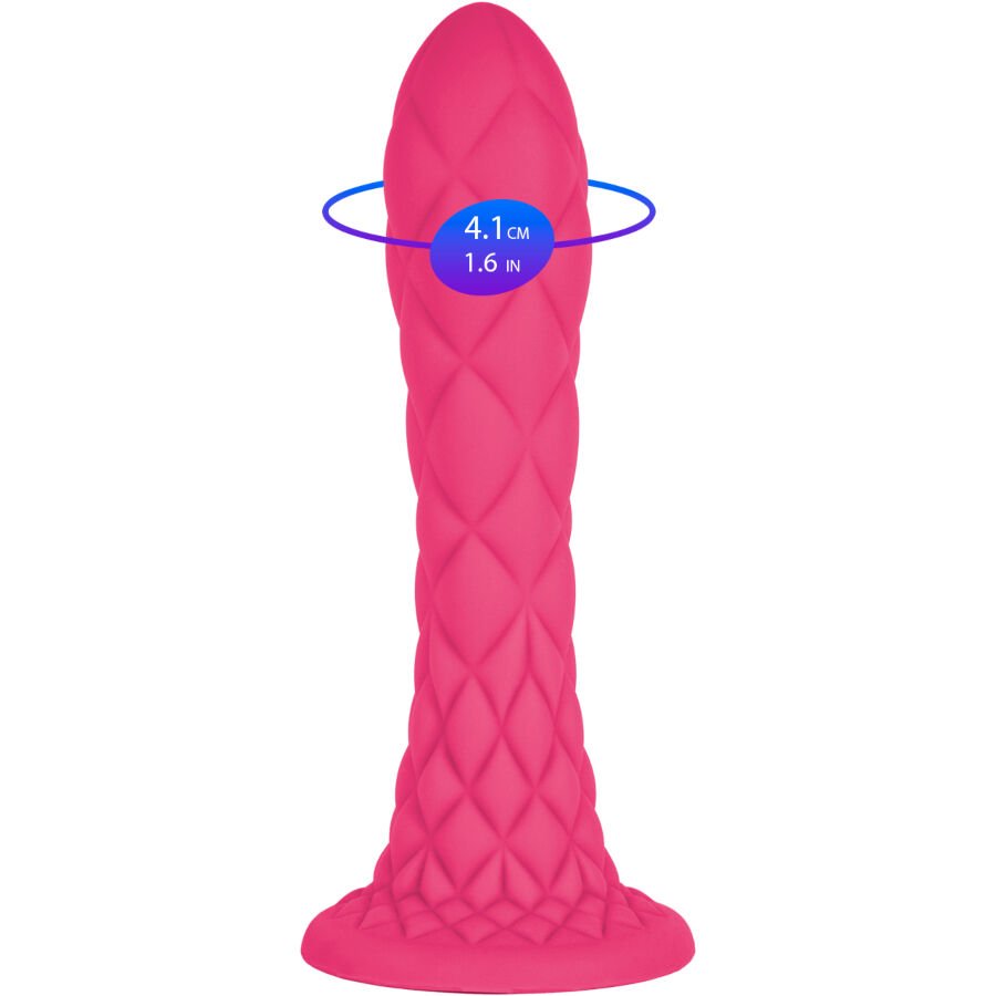 SILEXD - DREAMY DILDO FANTASY LIQUID SILICONE THERMOREACTIVE FUCHSIA 18.5 CM