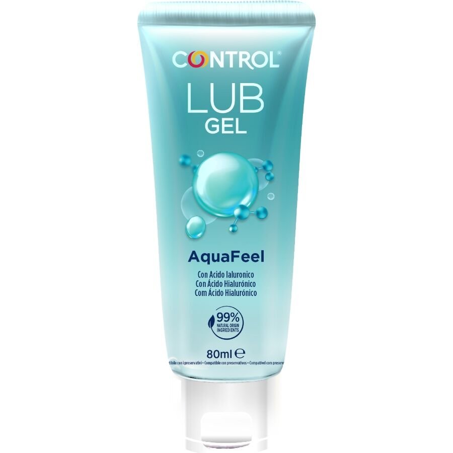 CONTROL - AQUAFEEL LUBRICANT WITH HYALURONIC ACID 80 ML CONTROL LUBES