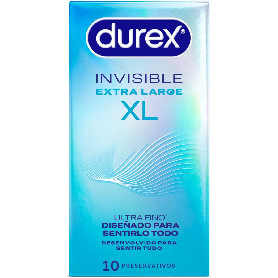 DUREX - INVISIBLE CONDOMS XL 10 UNITS DUREX CONDOMS