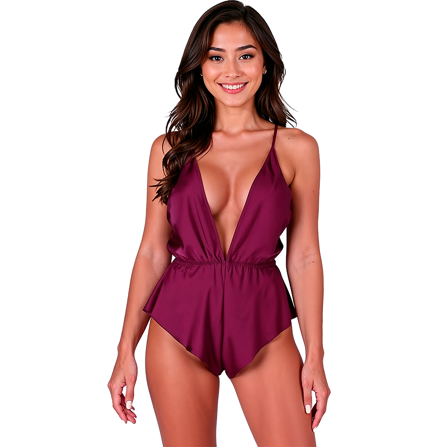 PASSION - SENSIE BODY PLUM L/XL PASSION WOMAN TEDDIES
