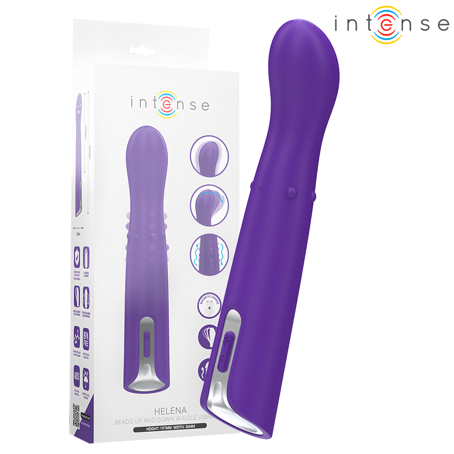 Intense - Helena Beads Up & Down Wiggle Vibrator 13.5 Cm