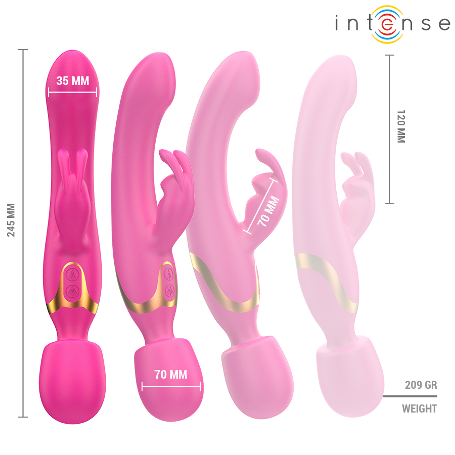INTENSE - WINONA DOUBLE VIBRATOR RABBIT & WAND