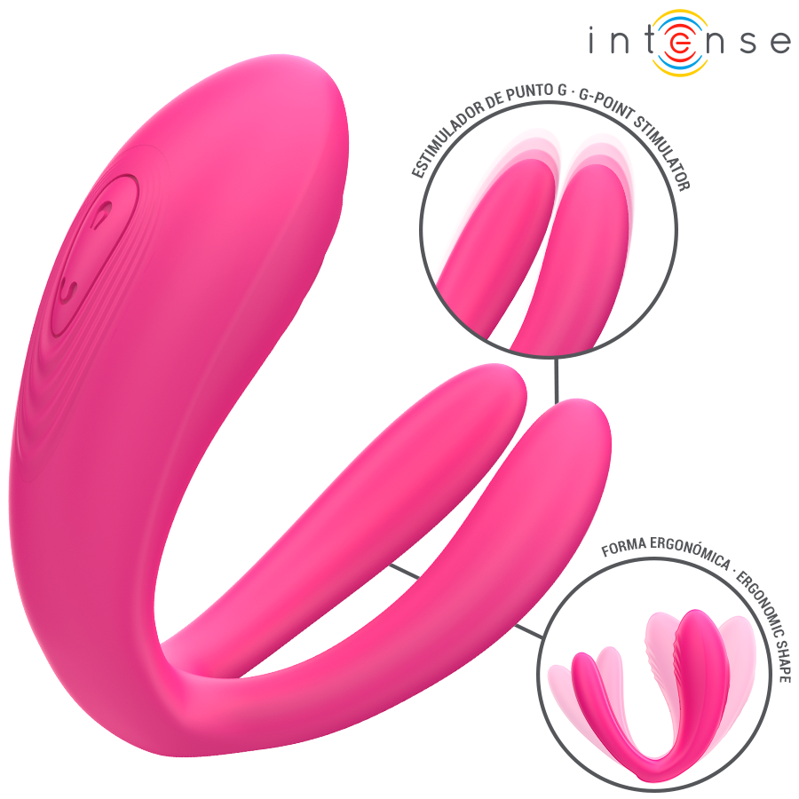 INTENSE - JULIA DOUBLE VIBRATOR CLAMP STIMULATOR REMOTE CONTROL