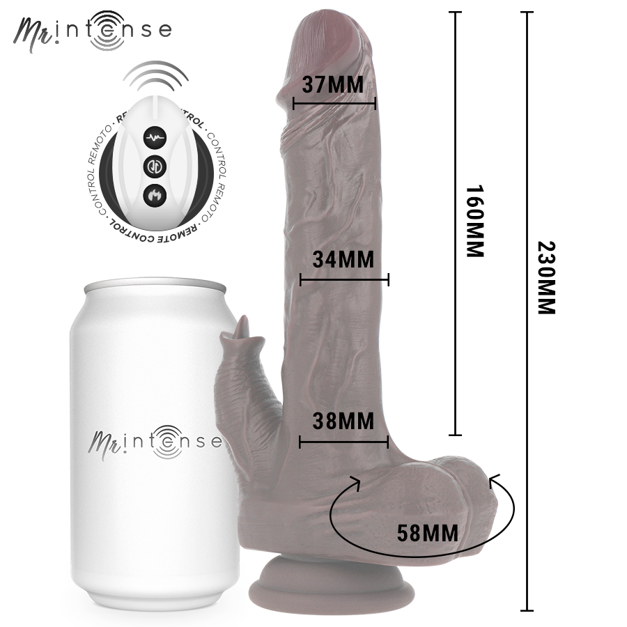 MR INTENSE - MORGAN REALISTIC PENIS REMOTE CONTROL 23 CM -O- 3.5 CM