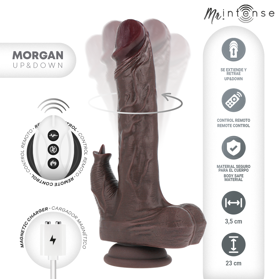 MR INTENSE - MORGAN REALISTIC PENIS REMOTE CONTROL 23 CM -O- 3.5 CM