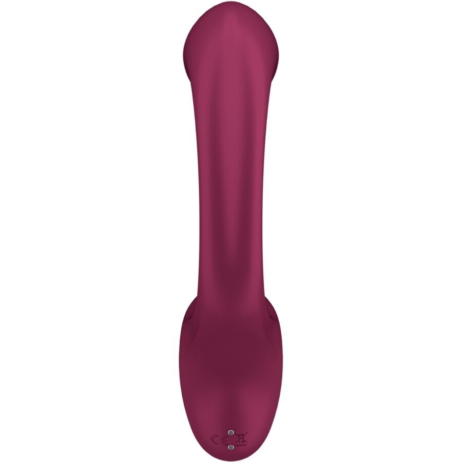 SATISFYER - G FOR GODDESS 2 RABBIT VIBRATOR BOTTLE BORDEAUX