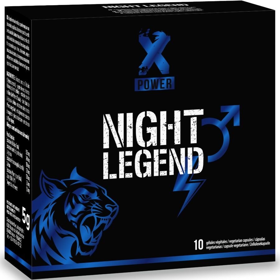Xpower - Night Legend Fast Acting Stimulant For Erection And Performance 10 Capsules