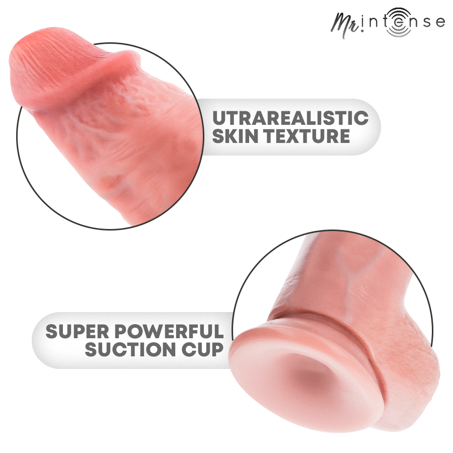 MR INTENSE - SMALL SPENCER SILICONE DILDO 19 CM -Ø- 4.5 CM