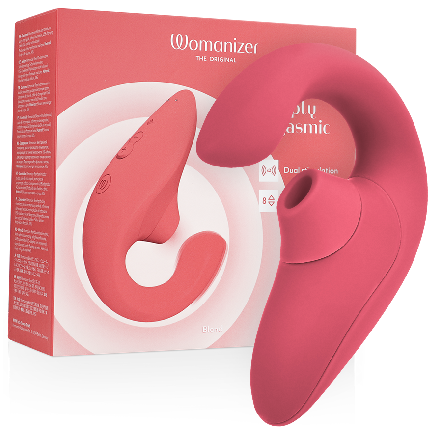 Buy Womanizer - Blend Rabbit Vibrator Stimulator Vibrant Rose