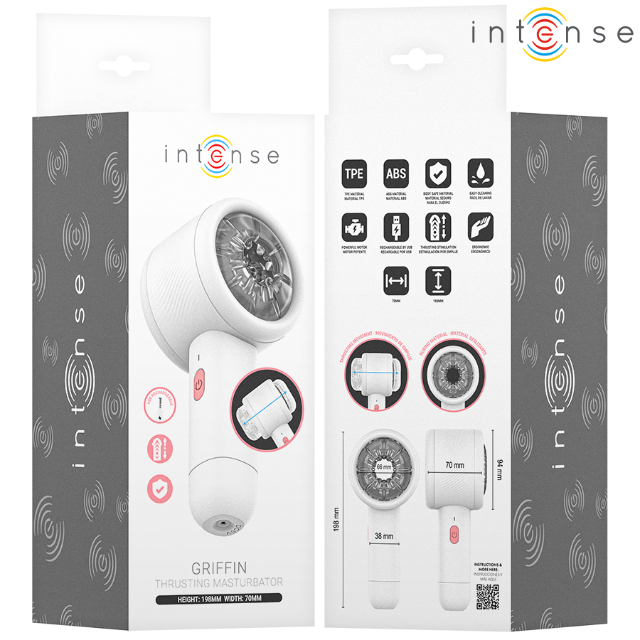 INTENSE - GRIFFIN MASTURBATOR WITH ADVANCED THRUST