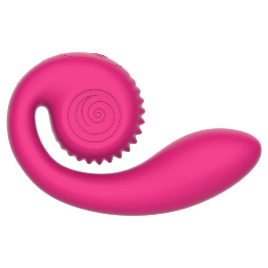 SNAIL VIBE - GIZI LITE DUAL G-SPOT & CLITORAL PINK VIBRATOR SNAIL VIBE