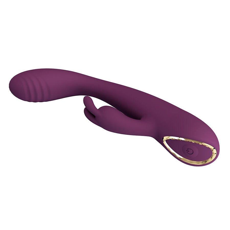 PRETTY LOVE - EMMA RABBIT PURPLE VIBRATOR WITH STIMULATOR