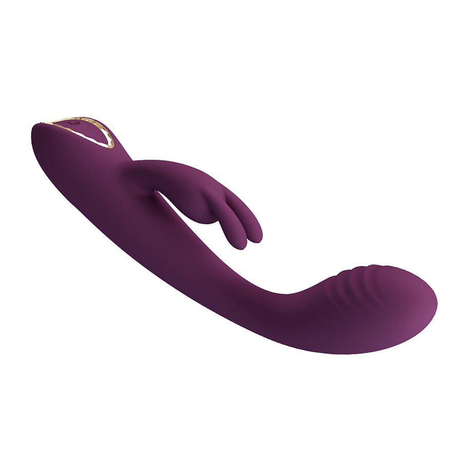 PRETTY LOVE - EMMA RABBIT PURPLE VIBRATOR WITH STIMULATOR