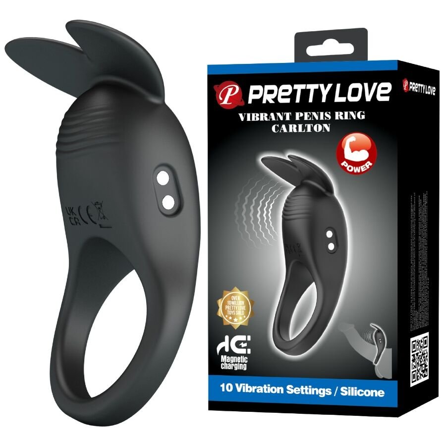 PRETTY LOVE - CARLTON PENIS RING WITH CLITORAL STIMULATOR PRETTY LOVE MALE