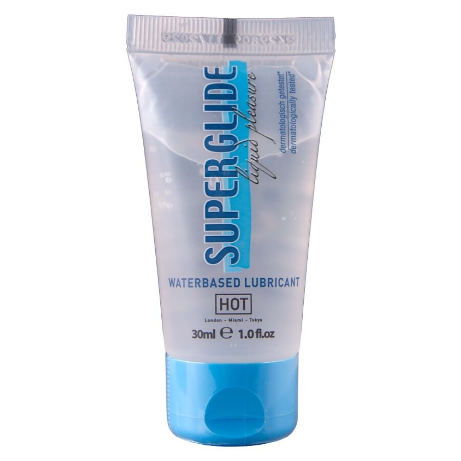 HOT - SUPERGLIDE LIQUID PLEASURE WATERBASED LUBRICANT 30 ML HOT