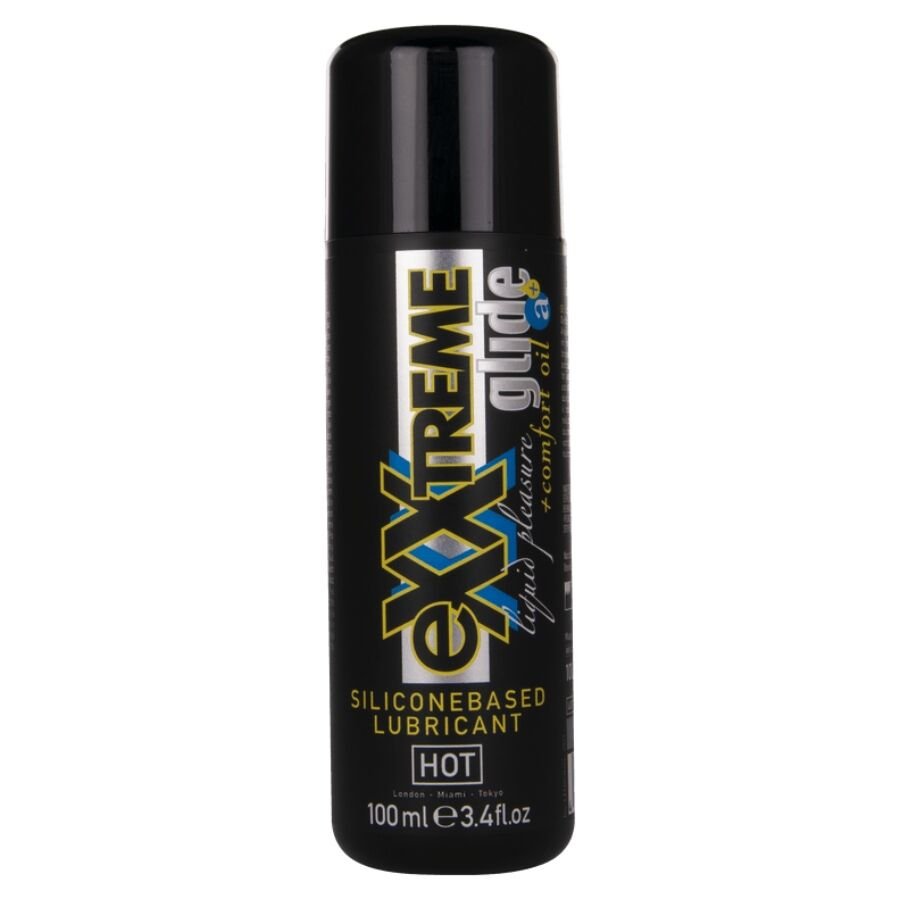 HOT - EXXTREME GLIDE SILICONEBASED LUBRICANT + COMFORT OIL A+ 100 ML HOT