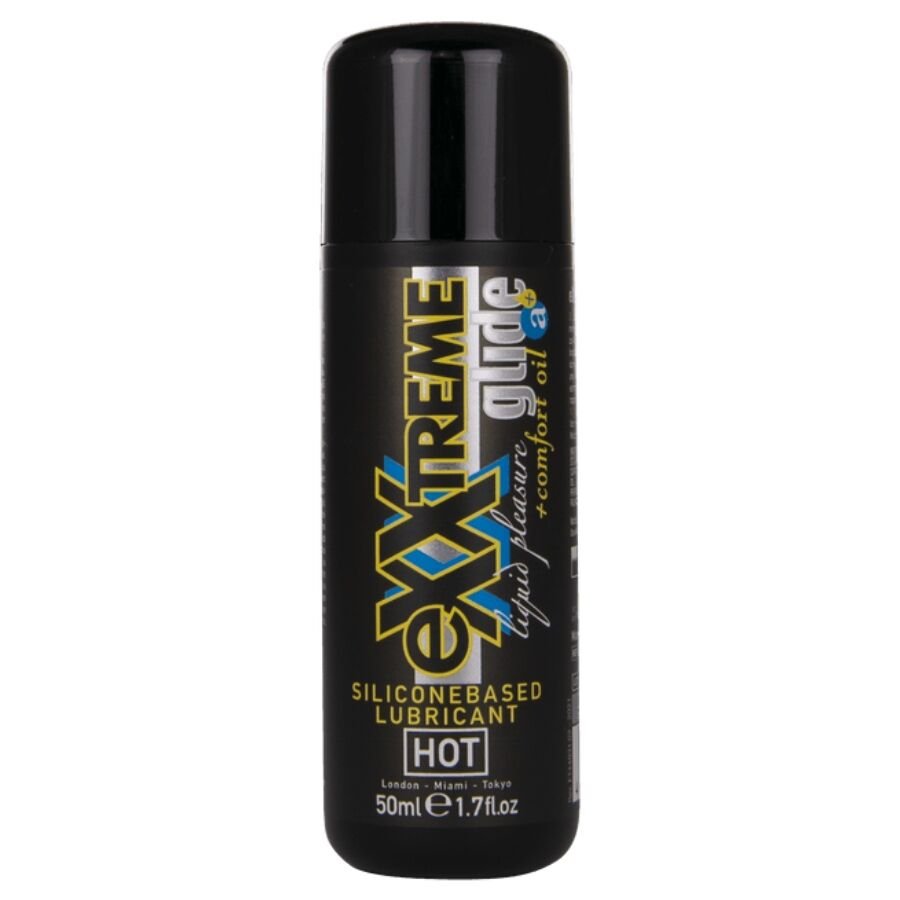 HOT - EXXTREME GLIDE SILICONEBASED LUBRICANT + COMFORT OIL A+ 50 ML HOT
