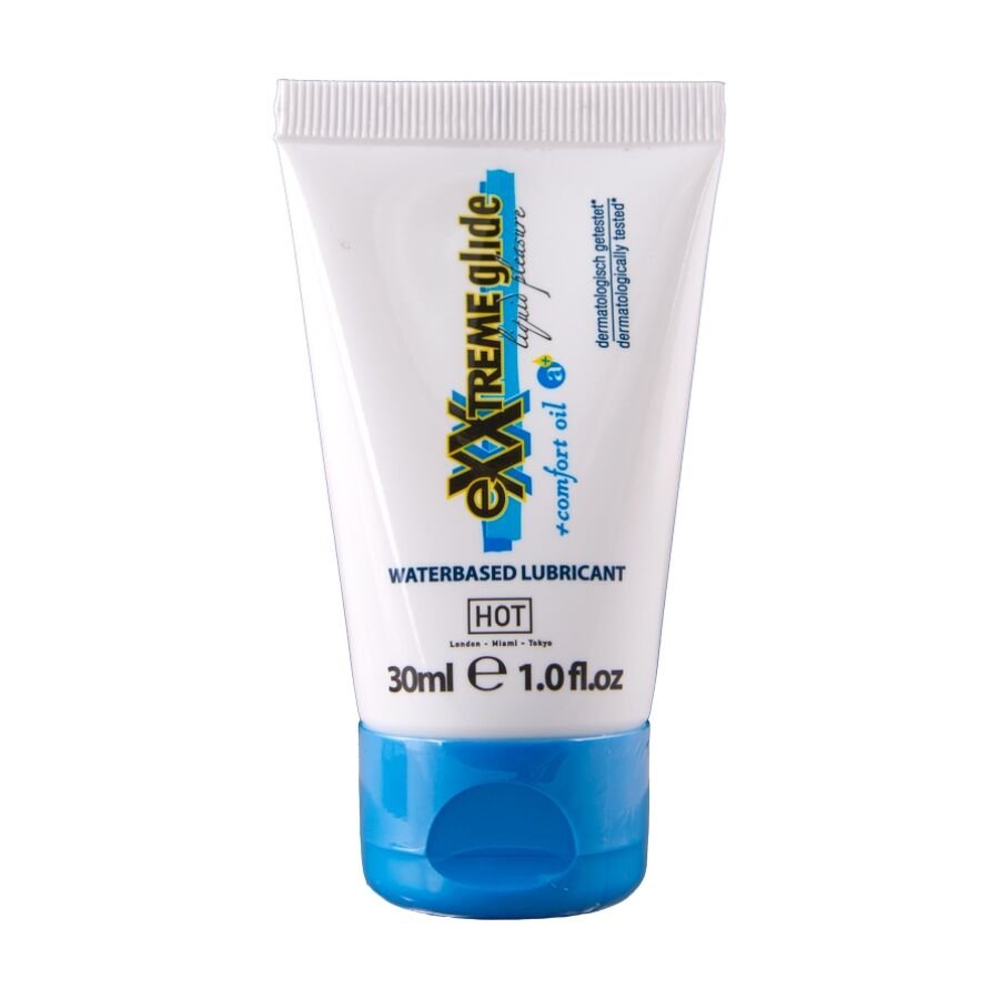 HOT - EXXTREME GLIDE WATERBASED LUBRICANT + COMFORT OIL A+ 30 ML HOT