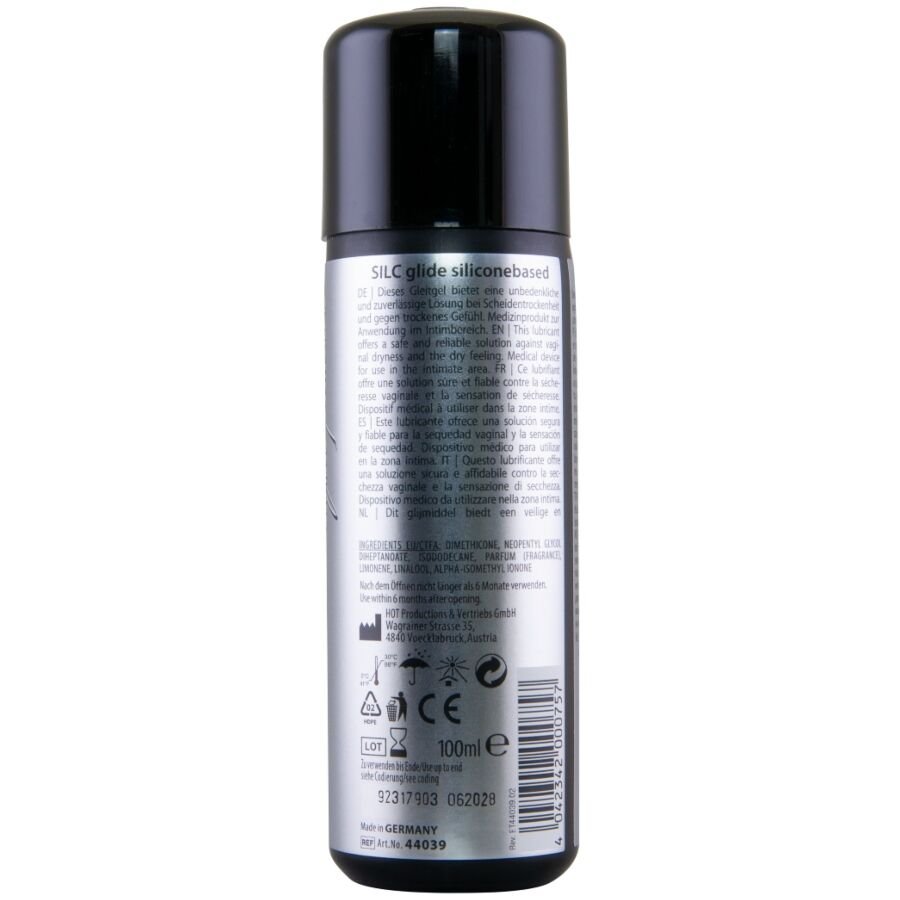 HOT - SILC GLIDE SILICONEBASED LUBRICANT 100 ML