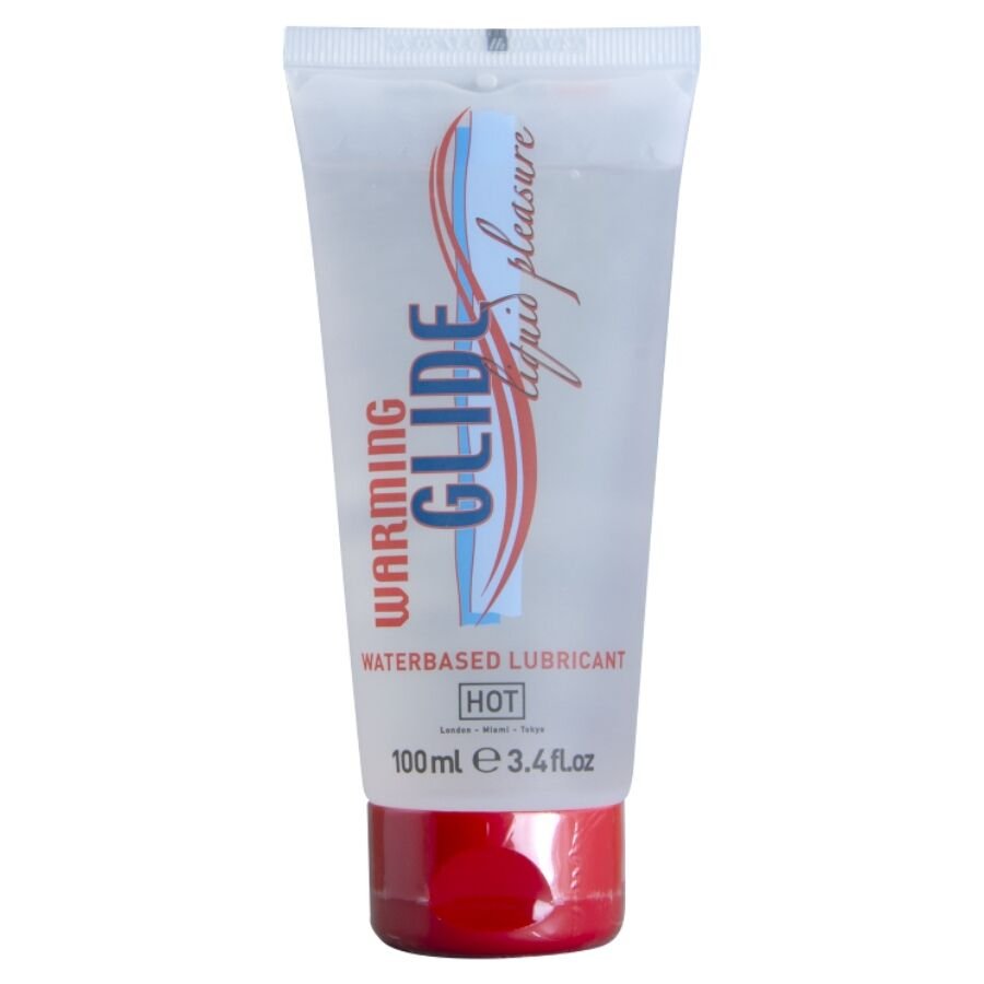 Buy Hot - Warming Glide Liquid Pleasure Waterbased Lubricant 100 Ml