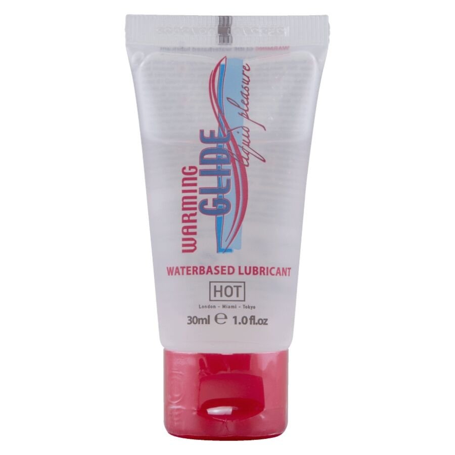 HOT - WARMING GLIDE LIQUID PLEASURE WATERBASED LUBRICANT 30 ML HOT
