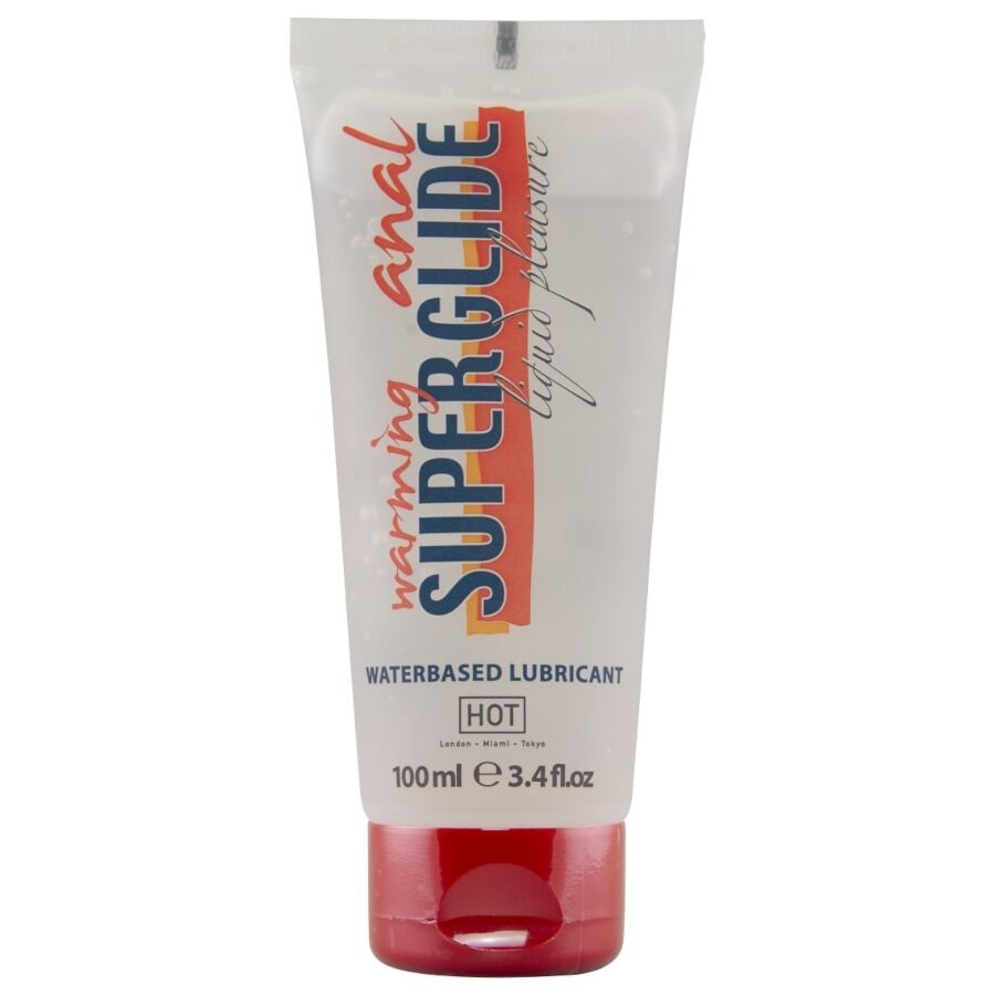 Buy Hot - Anal Superglide Warming Liquid Pleasure Waterbased Lubricant 100 Ml
