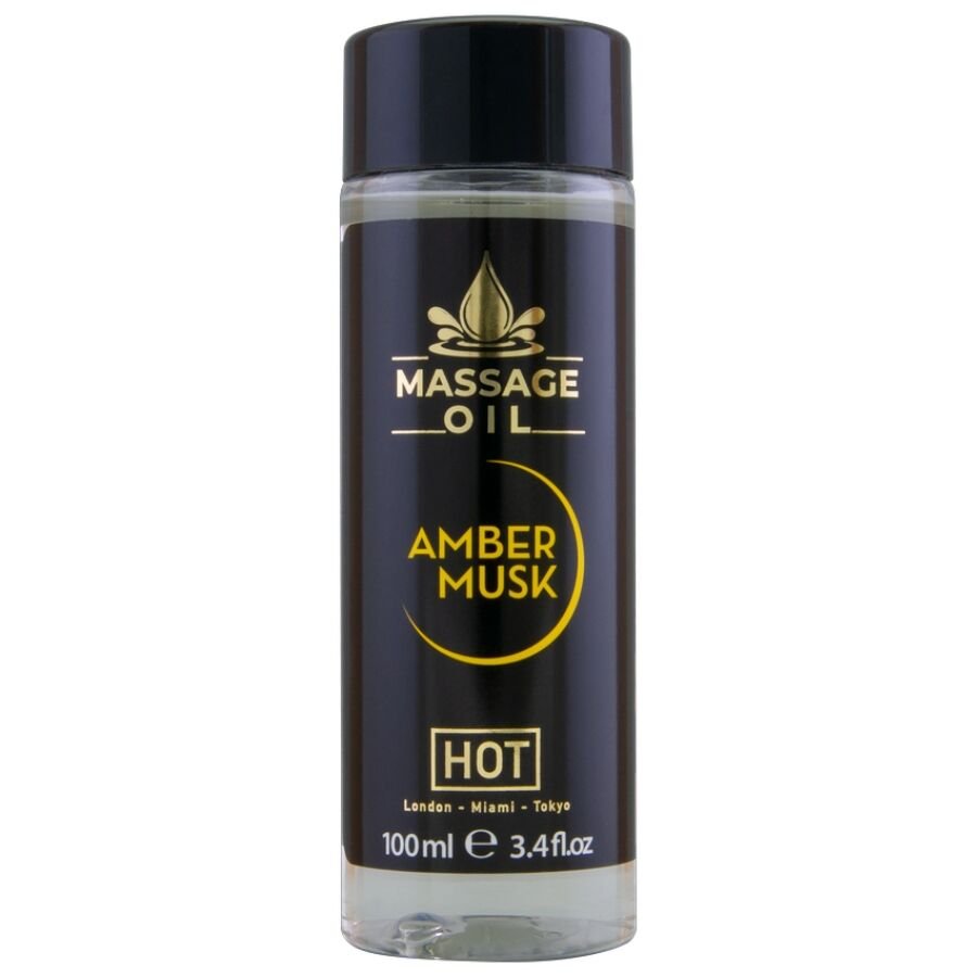 Buy Hot - Massage Oil Amber & Musk 100 Ml
