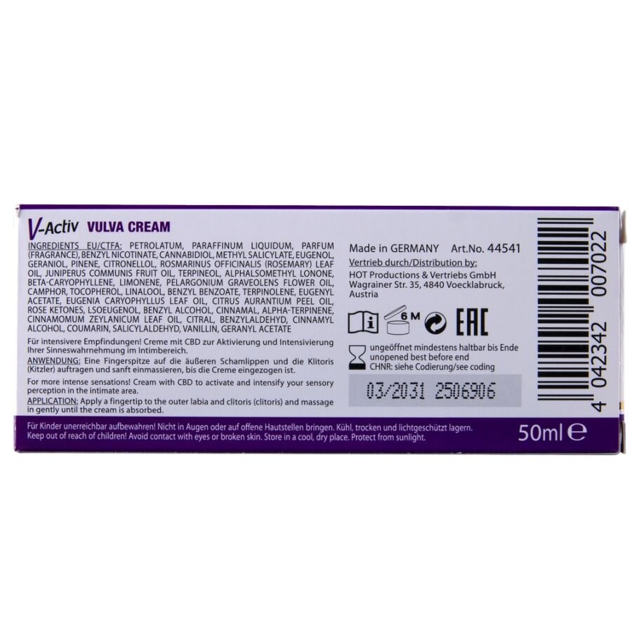 HOT - VULVA CREAM MIT CBD 50ML